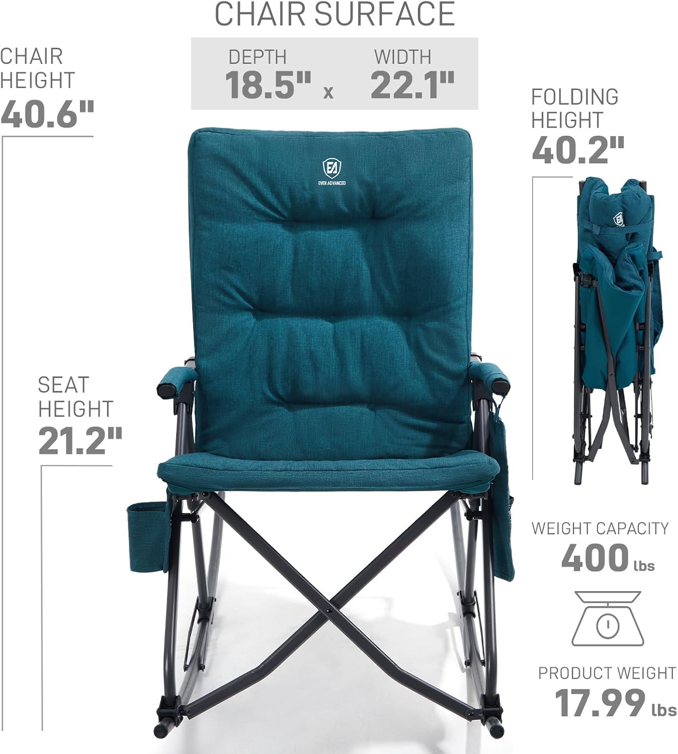 Folding Rocking Camping Chair