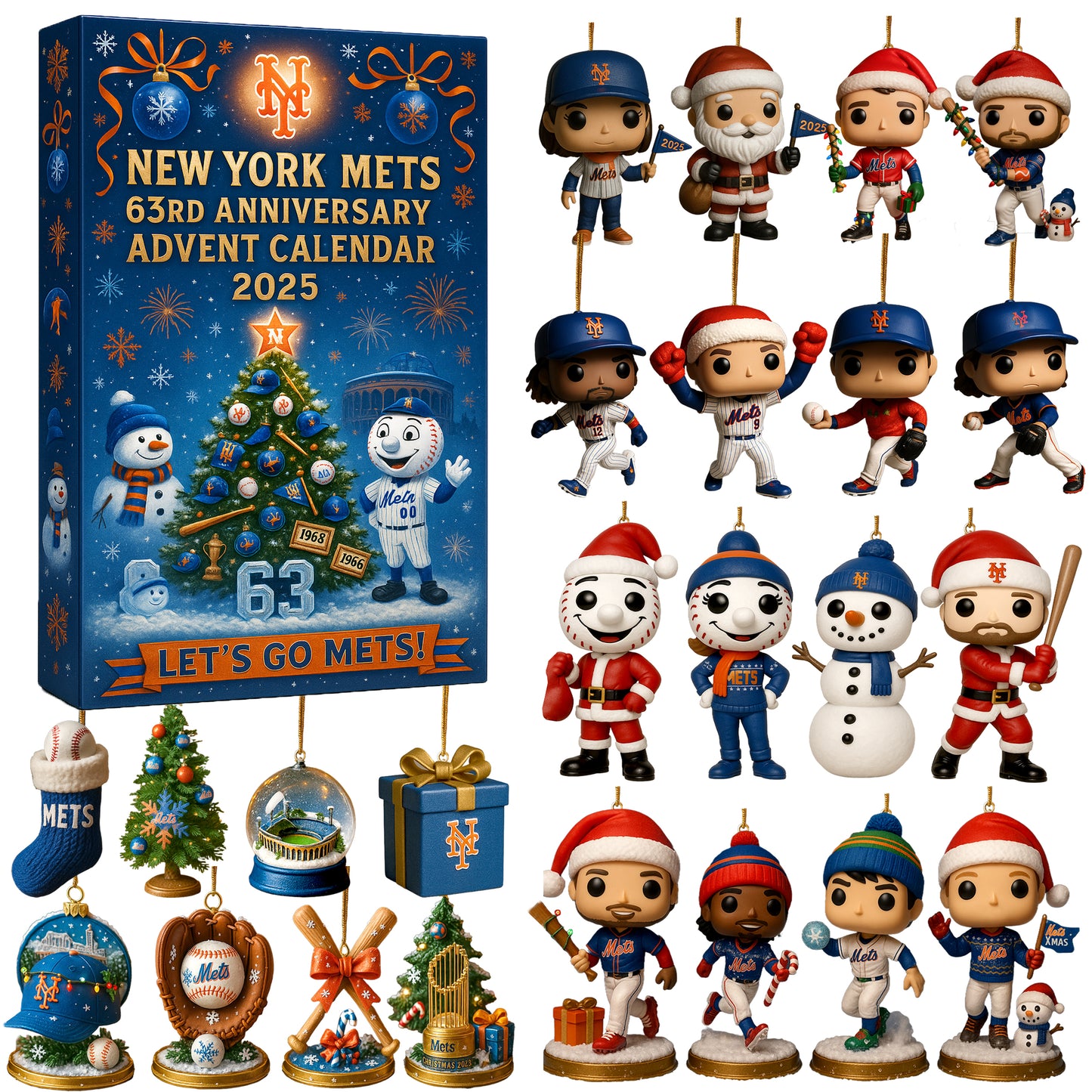 New York Mets 63rd Anniversary Advent Calendar 2025