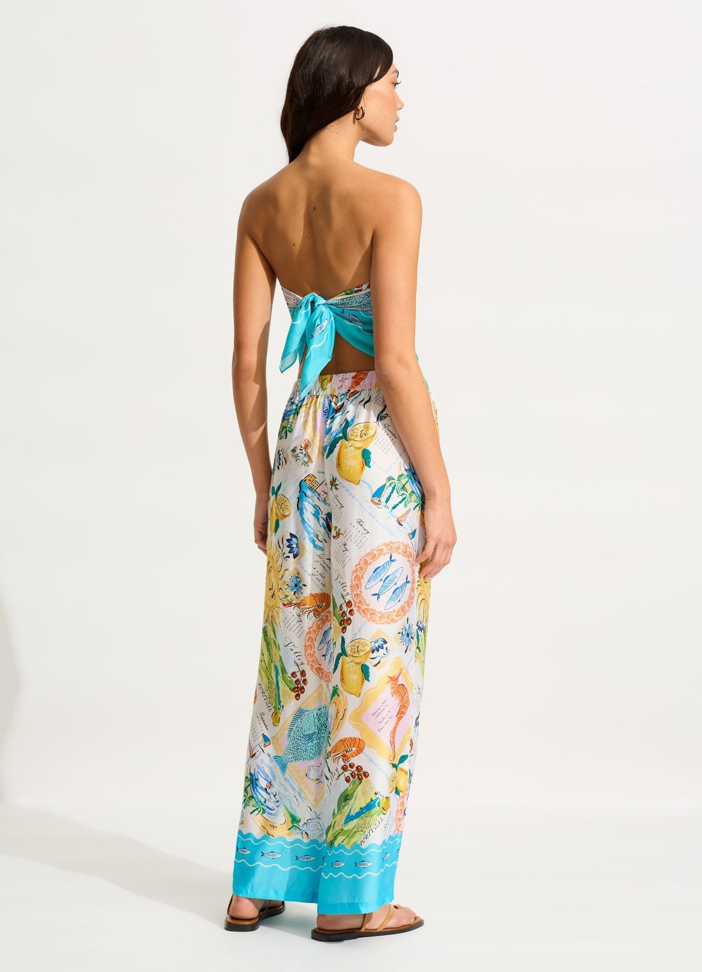 Wish You Were Here Pant - Atoll Blue