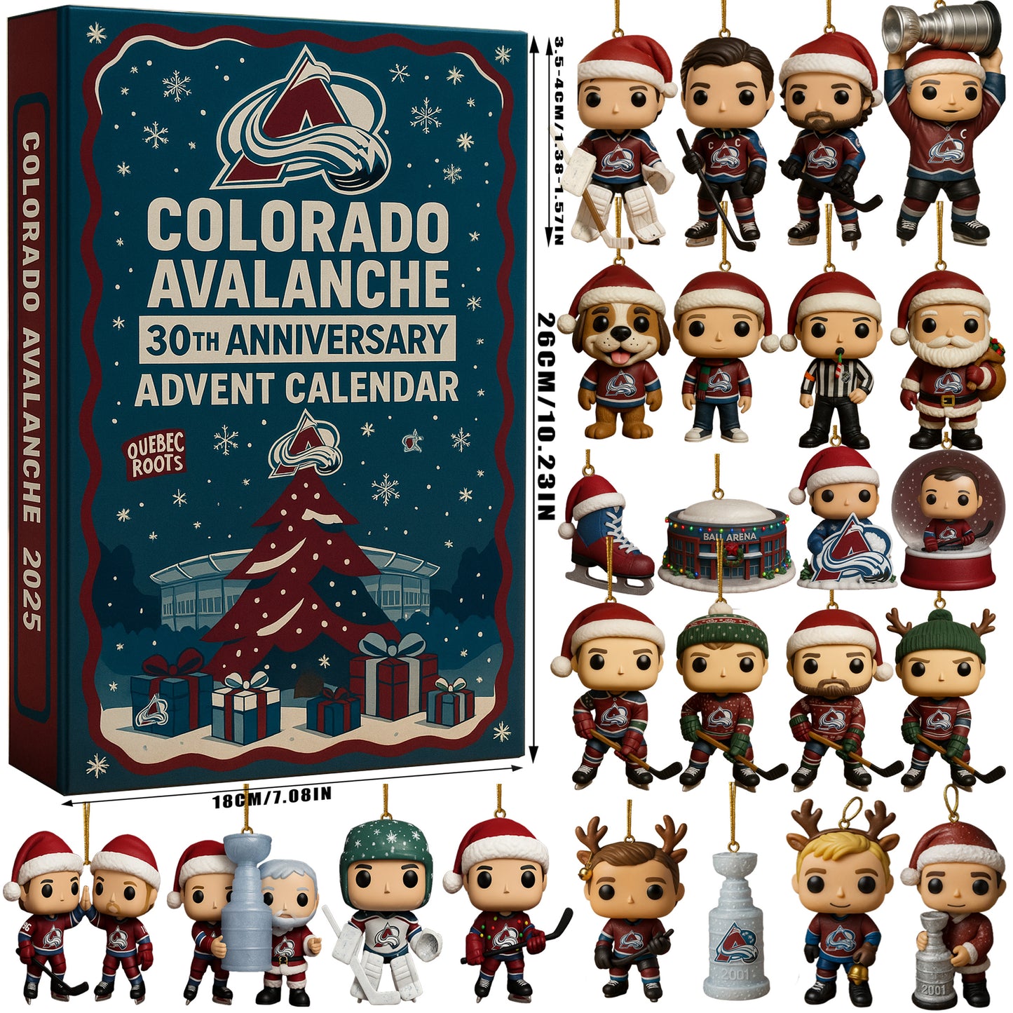 Colorado Avalanche 30th Anniversary Advent Calendar 2025
