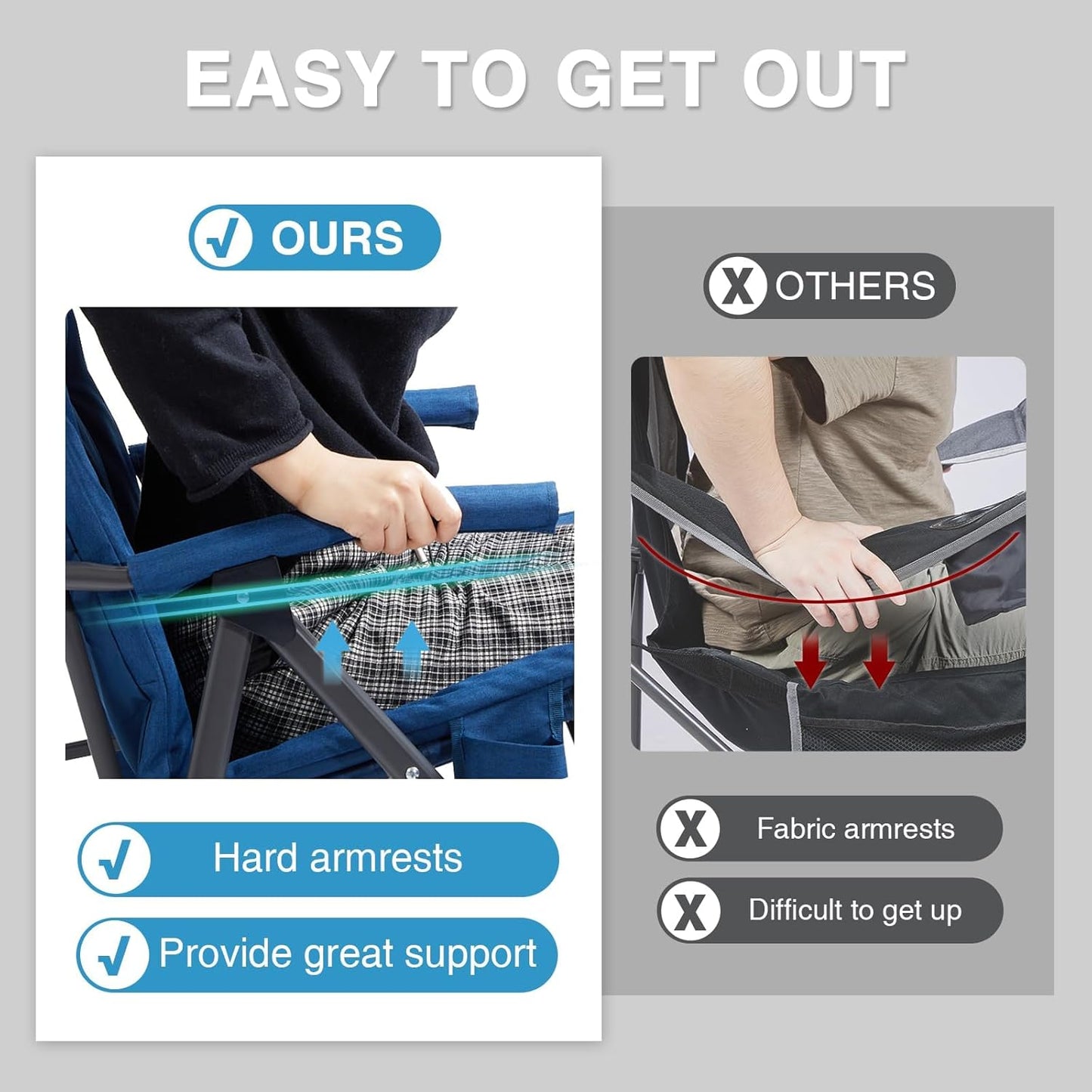 Folding Rocking Camping Chair