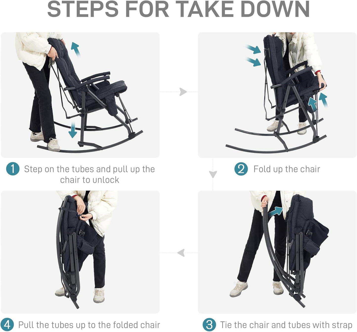 Folding Rocking Camping Chair