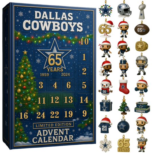 2025 Dallas Cowboys 65th Anniversary Advent Calendar