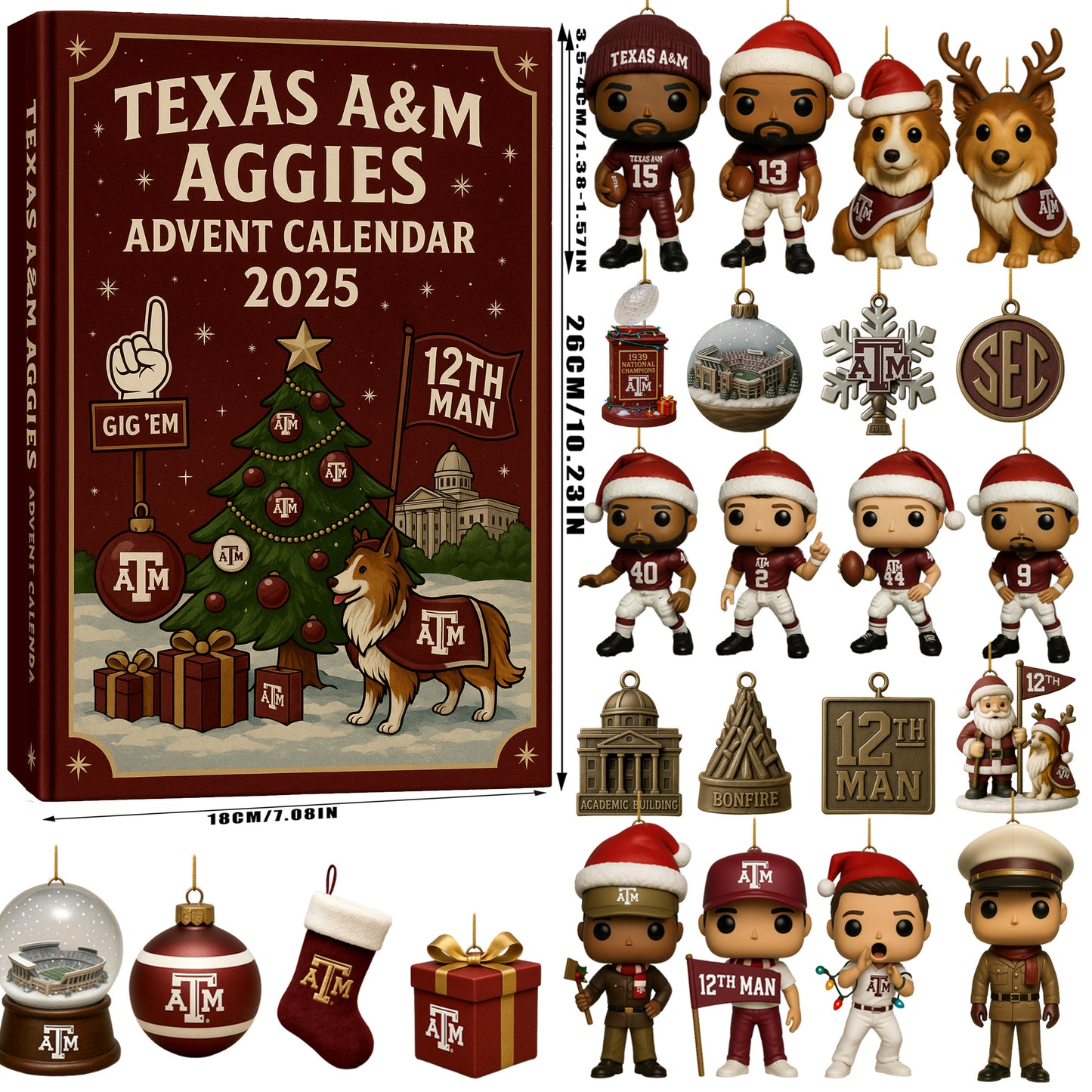 Texas A&M Aggies Advent Calendar