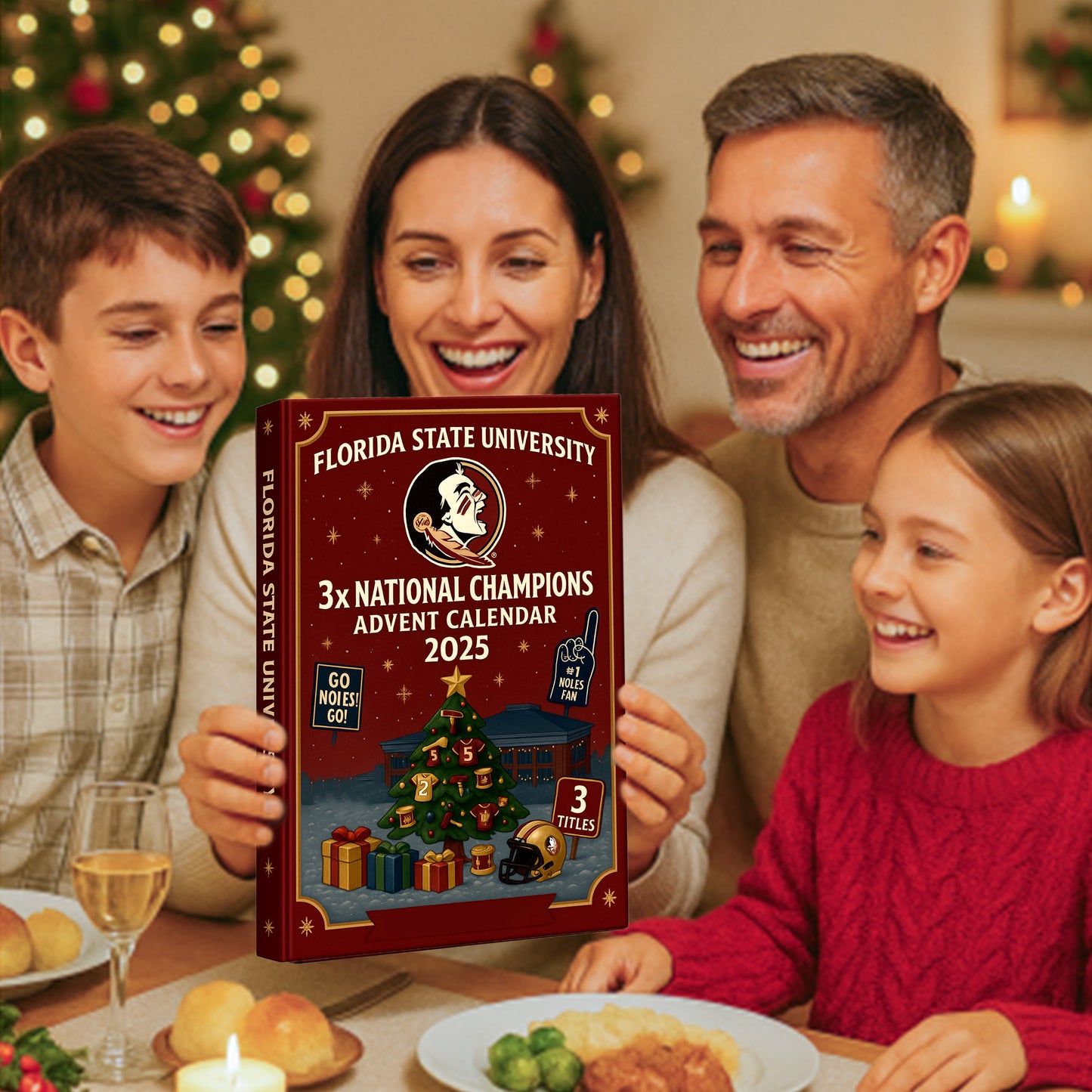 Florida State University 3x National Champions Advent Calendar 2025