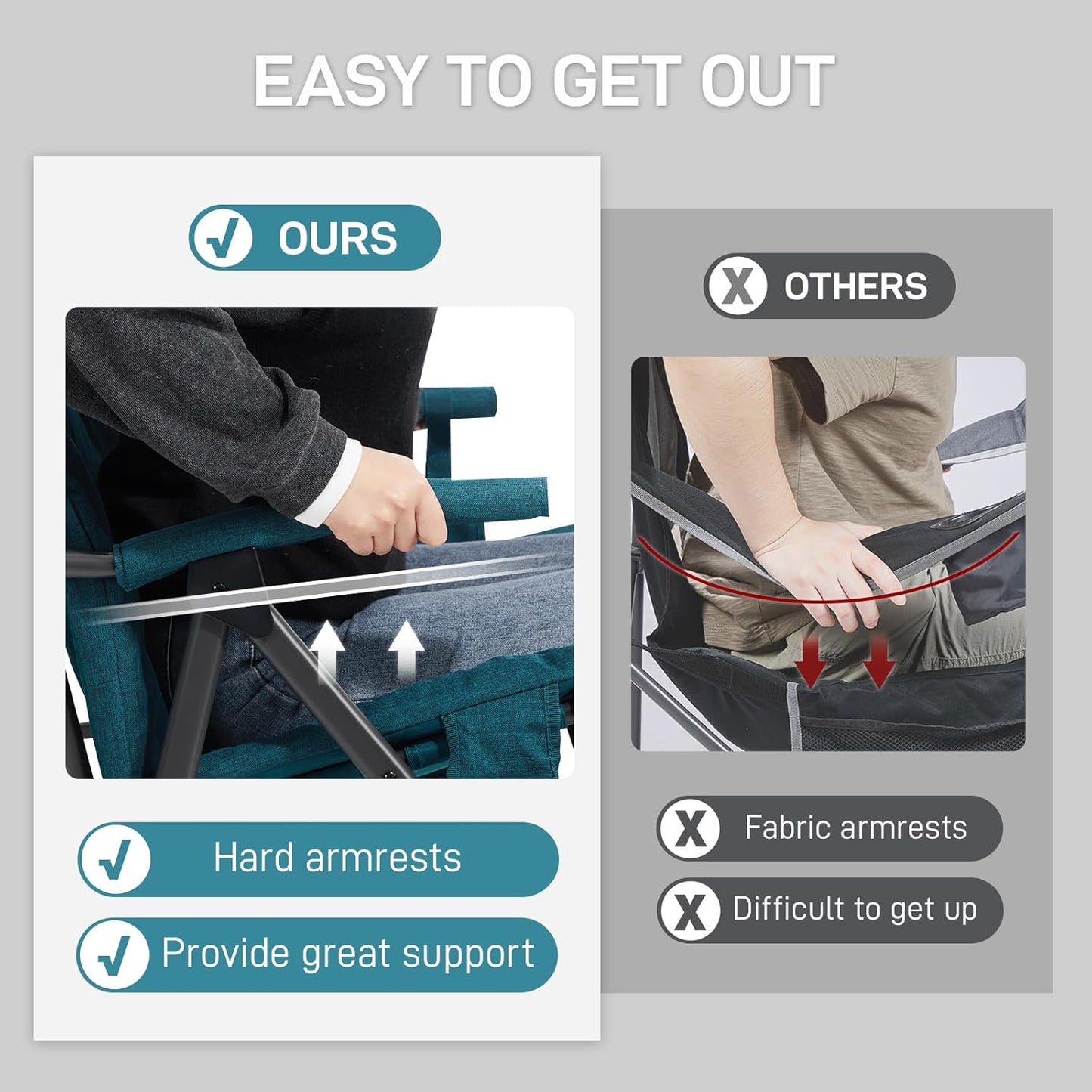 Folding Rocking Camping Chair