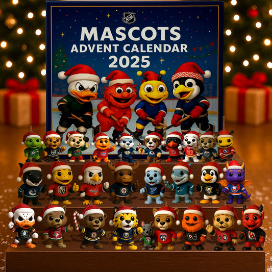 NHL Mascots Advent Calendar 2025