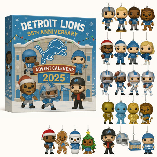 Detroit Lions 95th Anniversary 2025 Advent Calendar